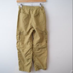 REI Zip Off Pants shorts Tan Boys L 14/16